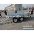 hot dip galvanized steel box trailer with cage for whole